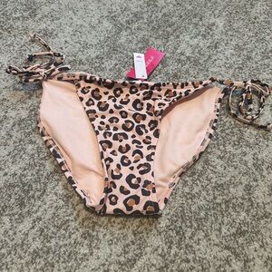 Xhilaration Leopard Print Bikini Bottom Size M NEW